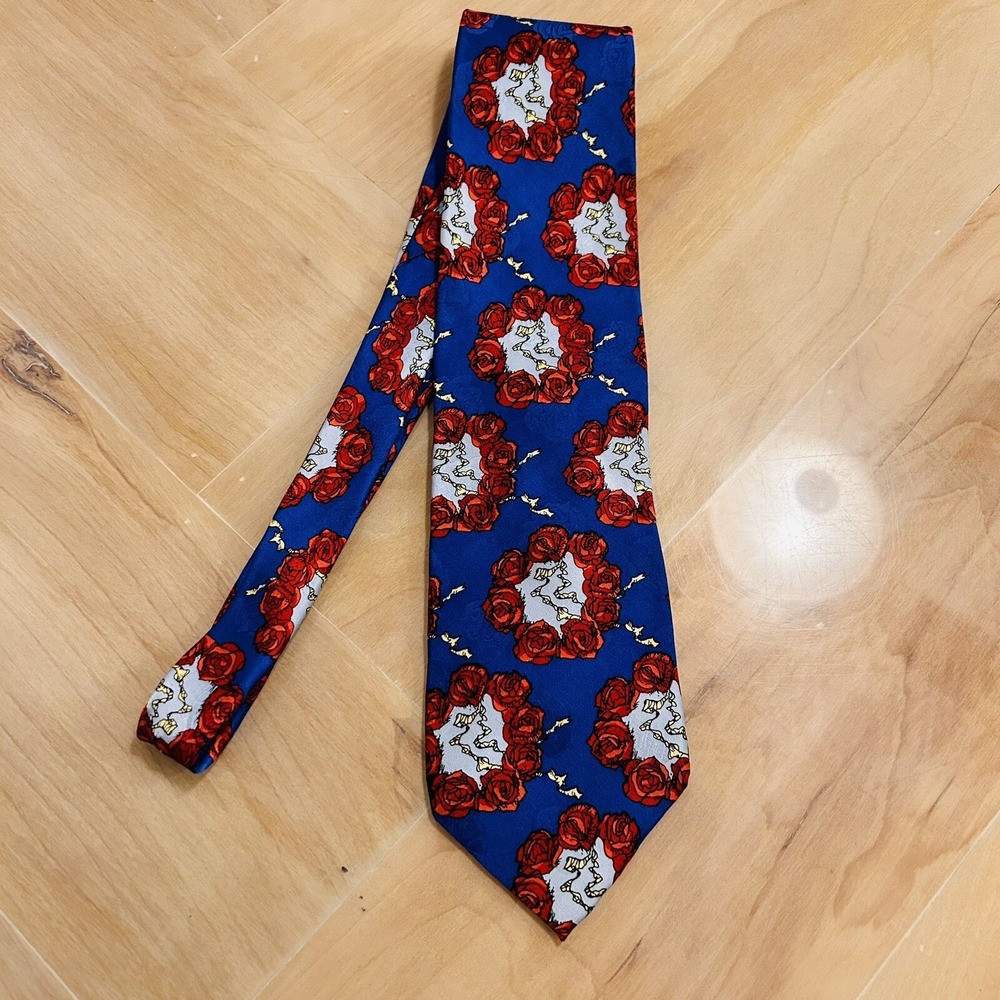 Grateful Dead Neck Tie Spanish Lady First Set Silk - Picture 3 of 10